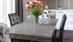 Фото столов для кухни из камня