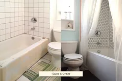 Дизайн ванной до после