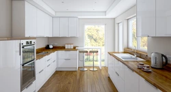 White oak kitchen design