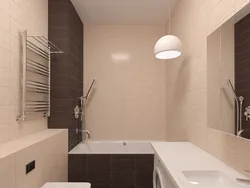 Bathroom in a nine-story building design