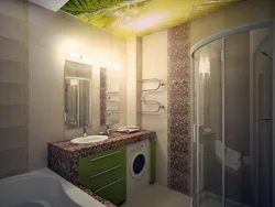 Bathroom in a nine-story building design