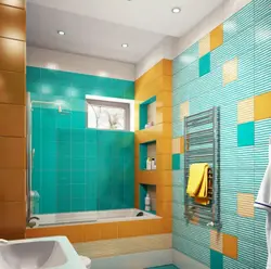 Bathroom design 2 colors