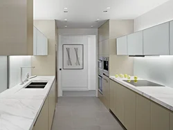 Light kitchen in minimalist style photo