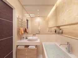 Bath design in one tone
