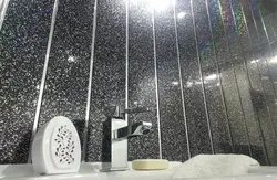 Bathroom Interior Made Of Plastic Panels