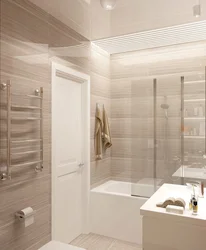Bathroom Interior Made Of Plastic Panels