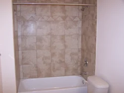Tiles In The Bathroom Partially Photo