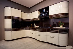 Corner combined kitchens photo