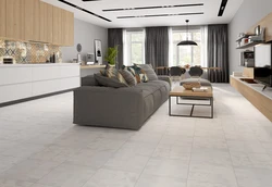 Matte Porcelain Tiles In The Kitchen Interior