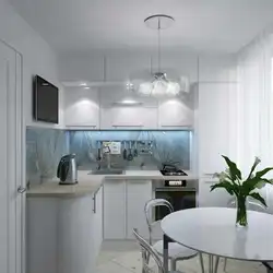 Kitchen interior design Khrushchev 6 sq m