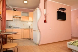 Ремонт кухни в 2 комнатной с фото