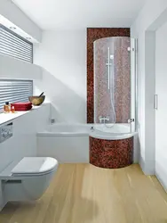 Дизайн ванны с полукруглой ванной