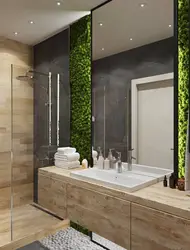 Bath With Moss Design