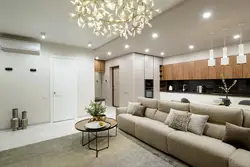 Освещение в квартире с натяжными потолками в современном стиле дизайн