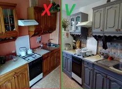 DIY kitchen remodel before and after photos