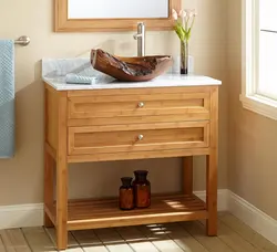 DIY Wooden Bathroom Cabinet Photo Drawings