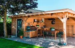 Build a summer kitchen inexpensively with photos