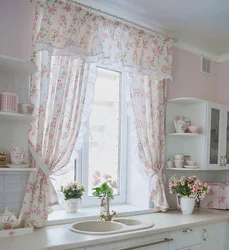 Shabby chic in the kitchen interior photo