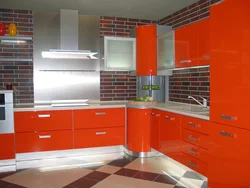 Photo of kitchen interior enamel