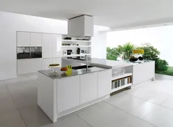 White Kitchen Modern Photo