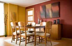 Terracotta color combination in the kitchen interior