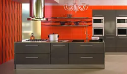Терракотовый цвет сочетание в интерьере кухни