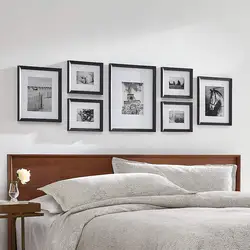 Is it possible to hang photographs in the bedroom