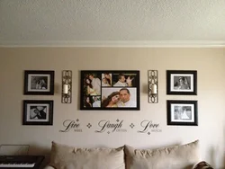 Is it possible to hang photographs in the bedroom