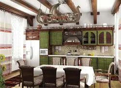 Kitchen Interior In Russian Style