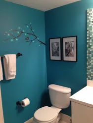 Walls in the bathroom and toilet photo