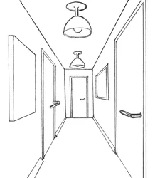 Drawings design hallway