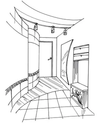 Drawings Design Hallway