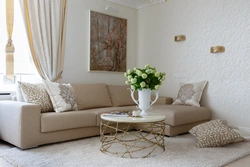 Дизайн гостиной цвет дивана