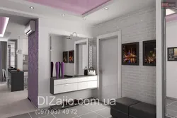 Hallways in purple photo