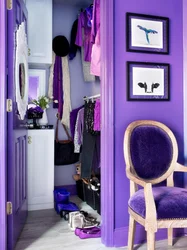 Hallways in purple photo