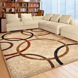 Inexpensive carpet for the floor in the living room photo
