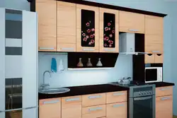 MDF kitchen with pencil case photo