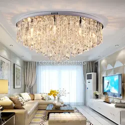 Chandeliers In The Living Room Modern Photos In The Interior On A Tension