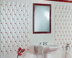 Rhombuses In The Bathroom Interior