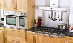 Photo of a kitchen with a gas hob