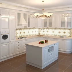 Тарҳи Backsplash Барои Ошхона Сафолҳои Классикӣ