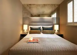Long rectangular bedroom design