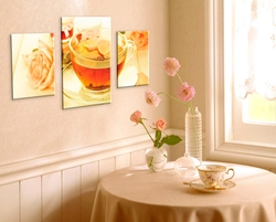 Фото на стену на кухне фото в интерьере