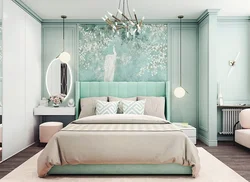 Mint bedroom design