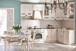 Furniture kitchen photo in Provence style