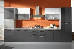 Цвет антрацит фото мебель кухни