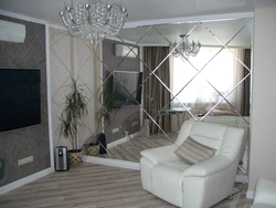 Mirrors in the living room design photo