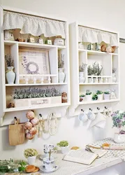 Shelves In The Interior Of The Kitchen