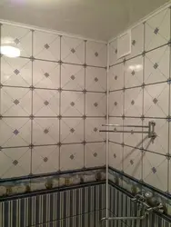 Bathroom renovation with pvc tiles photo