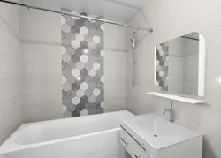 Bathroom renovation with pvc tiles photo